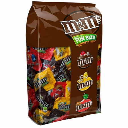 M&M's, Fun Size Assorted Candy Variety Mix, 5.3 Lbs, 150 Pc