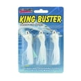thumbnail image 2 of C+H C&H King Buster Lure - 3pc White,Blue Mylar Lures, 2 of 9