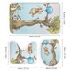 thumbnail image 3 of Juego de 4 cortinas de ducha de Winnie The Pooh con alfombrillas antideslizantes, tapa de inodoro y alfombrilla de baño, cortina de ducha impermeable con dibujos animados para niños con 12 ganchos,, 3 of 8