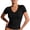 #01 Black, variant on Trendy Queen Womens Basic V Neck Short Sleeve Spring T Shirts Slim Fit Crop Y2k Tee 2026 Summer Gym Workout Cute Top,XL,Royal Blue