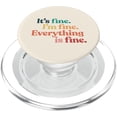 thumbnail image 1 of PopSockets PopGrip para MagSafe, estoy bien, sarcástico, divertido y lindo, 1 of 5