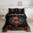 thumbnail image 2 of Homewish Botanical Mushroom 3 Pieces Queen Comforter Set for Teenagers,Bohemian Starry Sky Ultra Soft Bedding Sets,Exotic Style Bedding Comforter Set Breathable,Breathable Home Decor,Reversible, 2 of 8