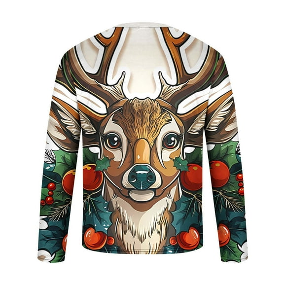 WXLWZYWL Ugly Christmas Sweater Light Up Funny Party Pullover Men Holiday Knit Pullover Matching Ugly Christmas Sweater Sweatshirts