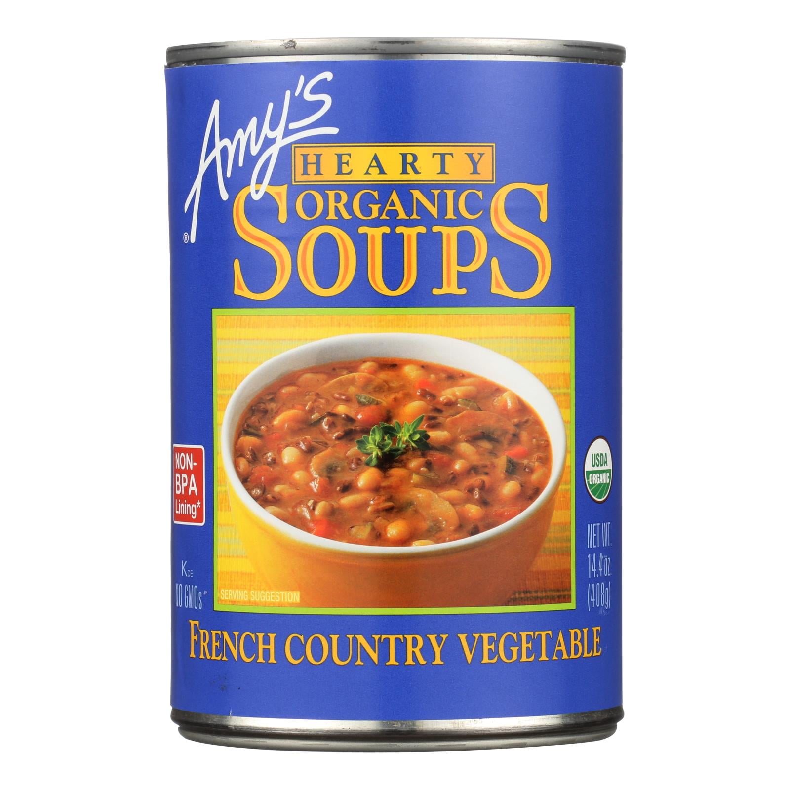 Amy's - Organic Soup - Vegetarian Hearty French Country - Case Of 12 ...