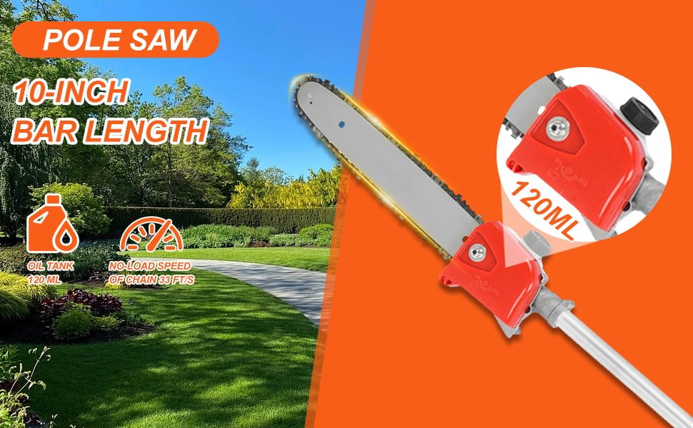 Floseru 52CC 2-Cycle Weed Eater Gas Powered,2.3 KW String Trimmer Edger,Hedge Trimmer and Brush Cutter Blade, 2026 Upgrade 5-in-1 Multi Yard Care Tools, Rubber Handle & Shoulder Strap for Weeds