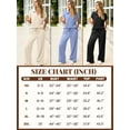 thumbnail image 2 of CHICVOMEY Workout Sets for Women Lounge Set Short Sleeve Polo Top&Long Pant Tracksuit Travel Lounge Matching Outfit S-XXXL, 2 of 7