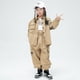 thumbnail image 4 of Ropa de Kpop Hip Hop para niños, camisa caqui, chaqueta, ropa de calle informal, pantalones cargo para correr para niñas y niños, conjunto de ropa de disfraz de baile de jazz, 4 of 5