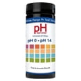 thumbnail image 1 of Riwesomey 100 Uds herramientas de tiras de prueba de pH accesorios de detección precisos profesionales herramienta de prueba de agua 0-14 tira Pantallas optoelectrónicas, 1 of 6