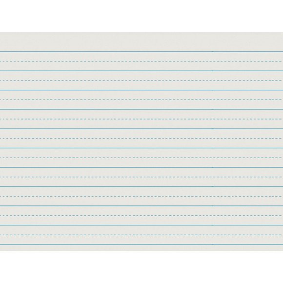 Papel para escribir School Smart Alternate, rayado, 3/4 pulgadas, 500 hojas