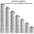 thumbnail image 5 of Metal Pill Box Waterproof Medicine Case 7 Day Aluminum Alloy Pill Case Medicine Bottle, 5 of 5