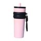 thumbnail image 4 of Botella de agua aislada Botella de agua deportiva Fácil de usar Resistente al desgaste Moderna rosa, 4 of 9