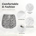 thumbnail image 4 of Rateoe Wild Animal Leopard Print Printed 2 in 1 Women's Workout Shorts for Athletic Gym Running Shorts with Phone Pockets-Medium, 4 of 7