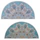 thumbnail image 3 of Semi-circular Anti-slip Mat Bedroom Bathroom Home Decoration Easy to Use Clean Door Floor Rugs Absorbent Bathroom Door, 3 of 3