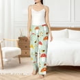 thumbnail image 6 of Lsque Mushroom Bee Print Women's Pajama Pants, Lounge Pant - Comfortable Home Wear,Elastic Waistband, Stylish Design-XX-Large, 6 of 9