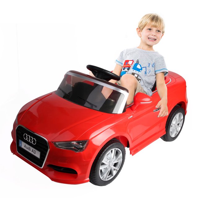 Costway 12V Audi A3 Licensed RC Kids Ride On Car Electric Remote Control LED Light Music
