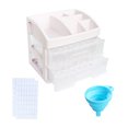 thumbnail image 1 of de almacenamiento de plástico transparente con caja capas Zulema  Contenedores de almacenamiento, 1 of 8
