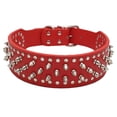 thumbnail image 1 of Collar para perro de cuero con remaches de 2 "de ancho Apuakthei,, 1 of 5