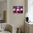 thumbnail image 4 of Nawypu Canvas Prints Wall Art - Three Colorful Cupcakes/Icecream | Modern Wall Decor/Home Art Stretched Gallery Canvas Wraps Giclee Print &amp; Ready to Hang, 4 of 4