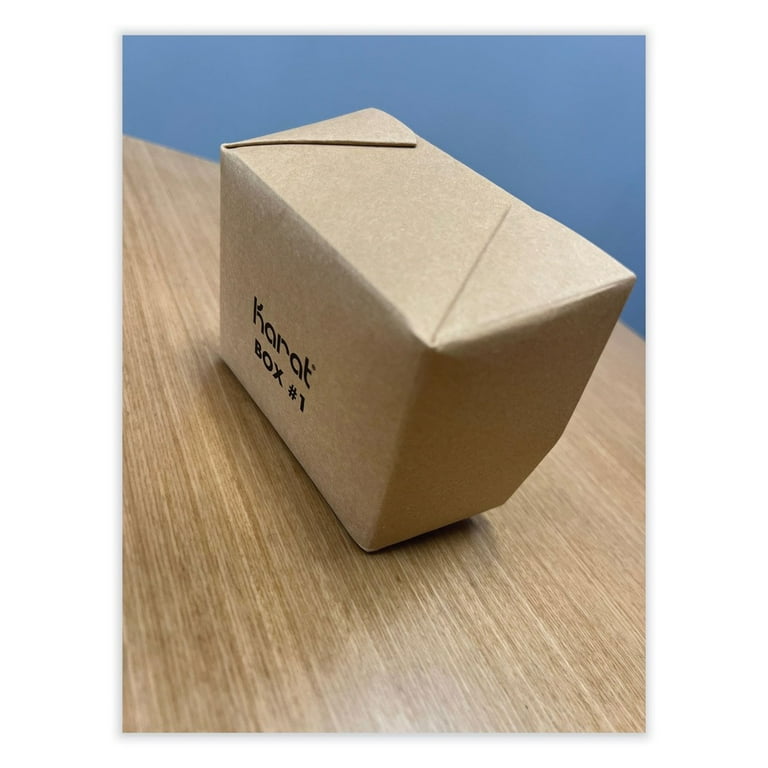 Reclosable Kraft Take-Out Box, 30 oz, Paper, 450/Carton Reclosable Kraft Take-Out Box, 30 oz, Paper, 450/Carton