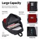 thumbnail image 4 of Disketp Maroon Mochila Estampada de Gran Capacidad con Lonchera y Estuche, Set de 3 Piezas para Estudiantes, 4 of 7