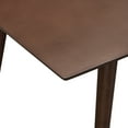 thumbnail image 3 of Walker Edison Banks Mid-Century Tapered Leg Wood Dining Table, Walnut, 3 of 10
