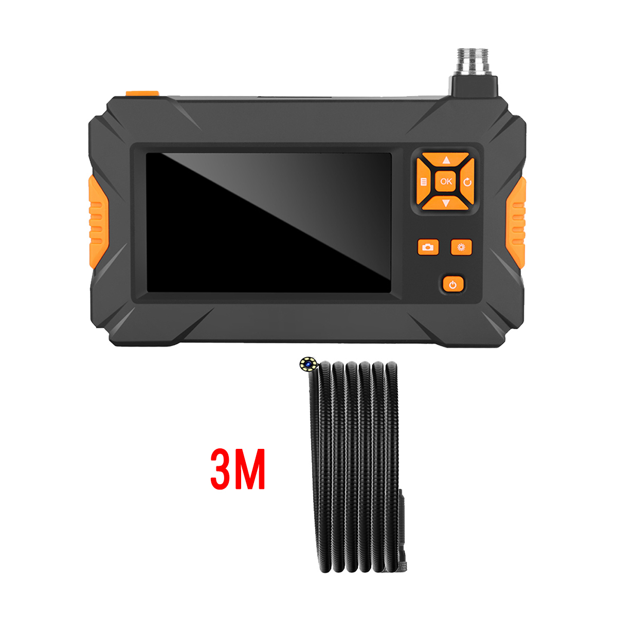 1/3M Handheld Industrial Endoscope 4.3 Inch LCD Screen 108P 8mm IP67