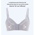 thumbnail image 1 of Sujetador de ropa interior de mujer cómodo de reparación sin anillo de acero rosa 85B ZefeiWu 1327534266191, 1 of 1