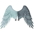 thumbnail image 3 of BYHONG Carnival Carnival Props Adult Party Fancy Dress Foldable Angel Dark Gray One Size, 3 of 3