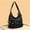 10 pieces(black-1), variant on Vintage Large Capacity Shoulder Bag High Quality Leather Crossbody Bag Multi-pockets Women's Handbag Shopping Messenger Bag Purs