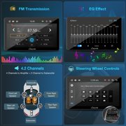 Carpuride 10.1 Double Din CarPlay Android Auto Stereo Detachable Screen