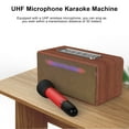 thumbnail image 3 of Portable Karaoke Machine for Adults 5W*2 High Power Wireless BT Speakers LED Lights Rechargeable Home, 3 of 8