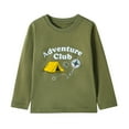 thumbnail image 3 of HILEELANG Toddler Boys（18M-7Y) Shirt 3-Pack Bear Graphic Long-Sleeve Tees Winter Cotton Casual Crewneck T-Shirts Sets 5T, 3 of 11