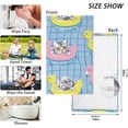 thumbnail image 3 of Dreamtimes Pool Cats Patterned Hand Towels 2 PCS, Cotton Bath Towel for Drying Face Hands Body Decorative Water Absorbent Lightweight Towels for Bathroom Ktichen Travel Gym,16"x28", 3 of 7