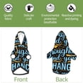 thumbnail image 6 of Honeii Not All Those Who Wander Are Lost 2 Print Small Dog Hoodies Pet Hooded Sweatshirts Fall Winter Puppy Cat Sweaters Warm Clothes for Small Dogs Outfits Costume-X-Large, 6 of 7