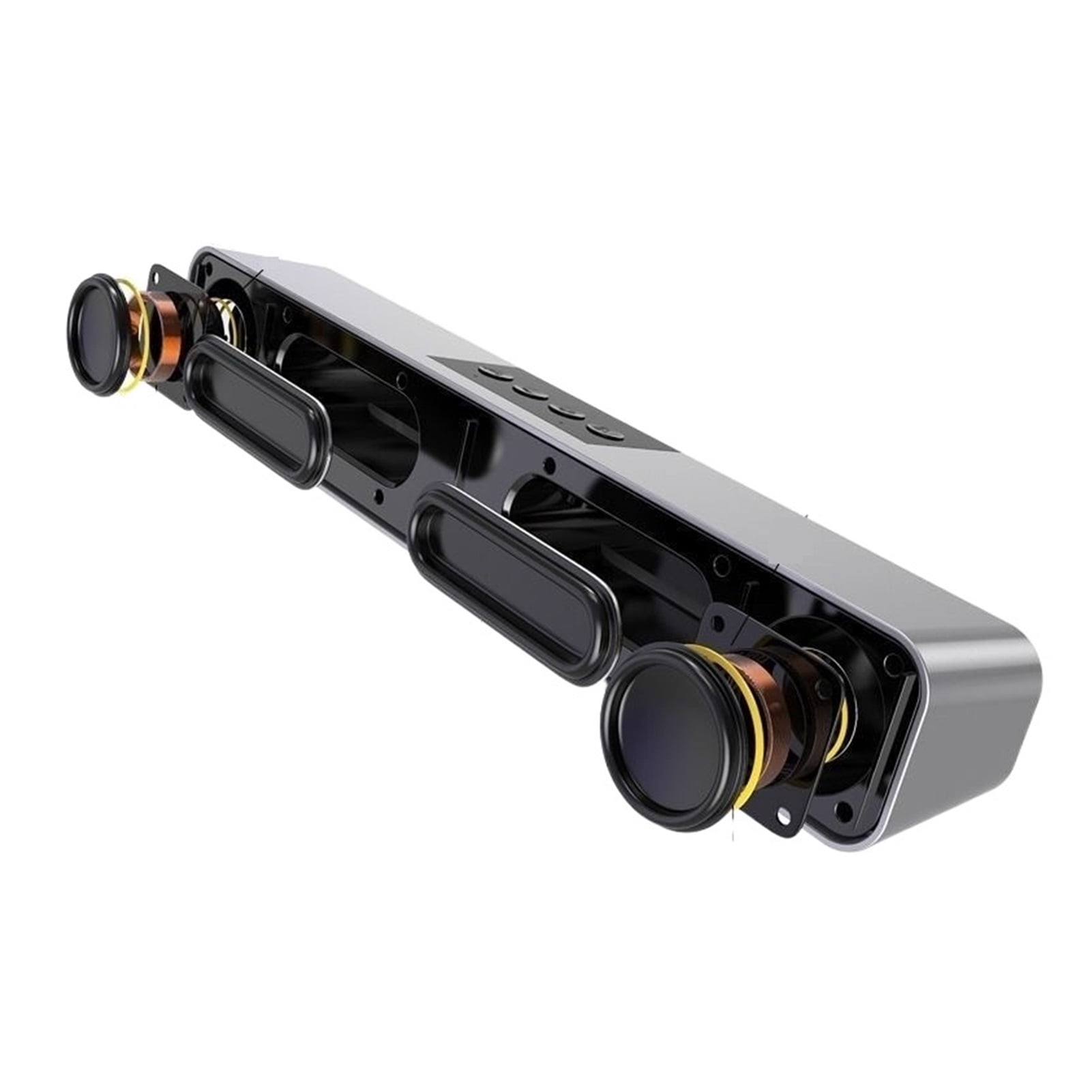 E91D Long Subwoofer Bluetooth Speaker Computer TV Mobile Phone Card Audio ,Impactful Volume Boost