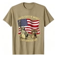 thumbnail image 4 of XINPING 250 Years American Flag T-Shirt for Kids, Patriotic Graphic Crew Neck Short Sleeved Fashionable 4th of July Summer Celebration Top for Boys and Girls, 4 of 6