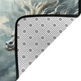 thumbnail image 4 of Shaggy Area Rug, Cloud White Dragon Rugs for Living Room Bedroom Non Slip Door Mat Indoor Carpet Machine Washable Nursery Home Decor Floor Mats for Entryway 60x39in, 4 of 5