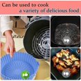 thumbnail image 3 of Silicone Air Fryer Liners, 3Pcs Air Fryer Liners Reusable Air Fryer Accessories Silicone Airfryer Liners Air Fryer Silicone Liner Replacement for Disp, 3 of 5
