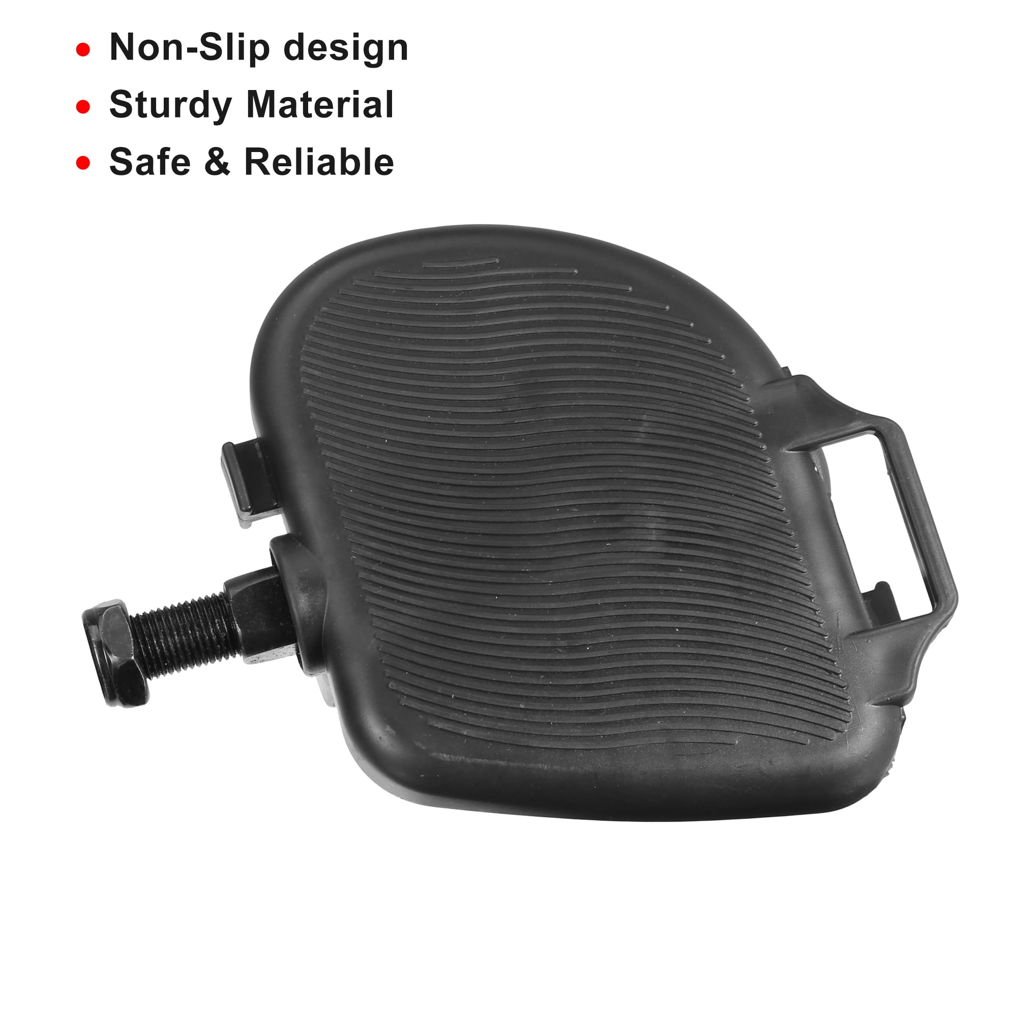 Unique Bargains Pair Exercise Bike Pedals Straps Indoor Cycling Components Non Slip 9/16"