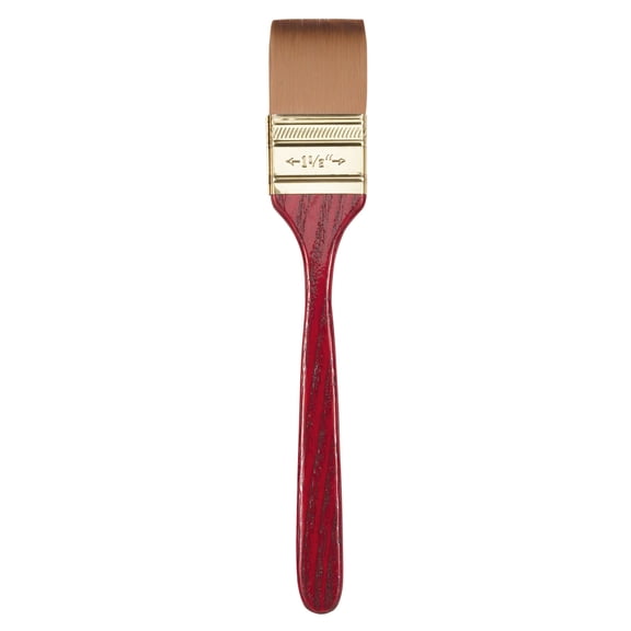 Princeton Brush Heritage Synthetic Sable Watercolor & Acrylic Brush, Flat Wash, 1-1/2 in