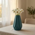 thumbnail image 3 of Unique Bargains Acrylic Bud Small Flower Vase for Office Desk Green 2.8"L x 2.8"x 5.9"H, 3 of 5