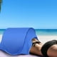 thumbnail image 1 of Mini toldo de playa automático con protección solar y cremallera para la cabeza Azul, 1 of 8