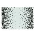thumbnail image 1 of Black and White Cutting Board, Abstract Design Art Style Graphic Ornamental Twirled Circular Pattern, Decorative Tempered Glass Cutting and Serving Board, Large Size, Black and White, by Ambesonne, 1 of 1