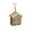 B, variant on E Solid Wood Christmas House Small Village Ornaments, Set Of Miniature Wooden Cabins For Christmas Tree Decoration Or Creative Holiday Scene Setup