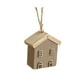 thumbnail image 2 of Adornos navideños, adornos navideños, regalos navideños, casa de Navidad de madera maciza, adorno colgante de árbol en miniatura, casa de madera, decoraciones colgantes decorativas, colgante de madera, 2 of 6