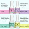Saviland 20ML Dip Powder Liquid Set Salon Starter Nail Kit with