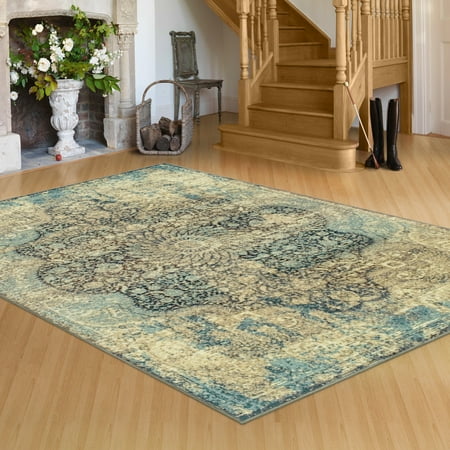 - Superior’s 10mm Pile Height with Jute Backing, Durable, Fashionable and Easy Maintenance, Zelda Collection Area Rug, 2'7