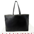 thumbnail image 3 of Pre-Owned Valentino Garavani Rockstud Leather Shopper Tote Bag Black, 3 of 14