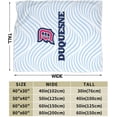 thumbnail image 3 of Duquesne University Fleece Blanket, Very Soft Microfiber Flannel Blanket for Couch Warm and Cozy for All Seasons, 3 of 6