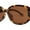 Tortoise Brown, variant on Womens Elegant Chic Oversize Oval Designer Fashion Plastic Sunglasses Black Brown